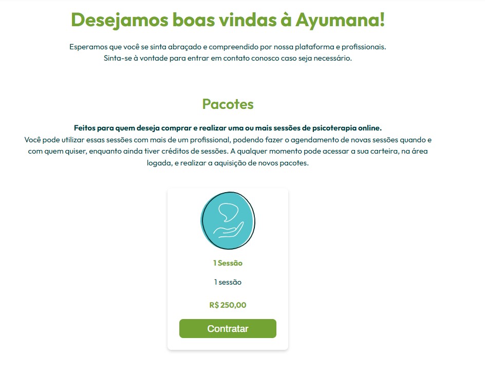 Ilustração da tela principal do trabalho realizado