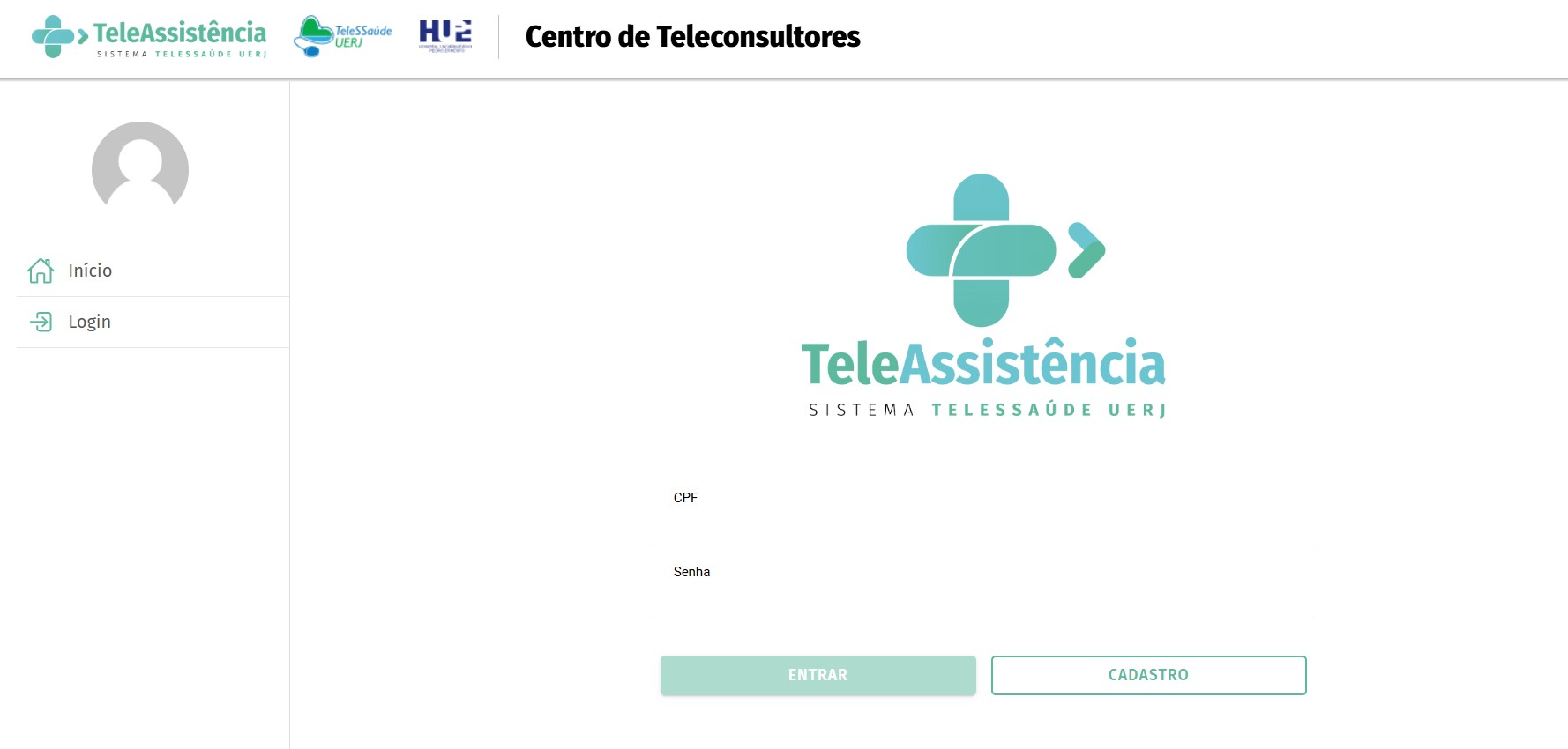 Ilustração da tela principal do trabalho realizado