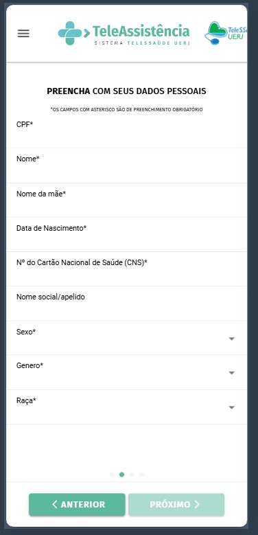 Ilustração da tela principal do trabalho realizado